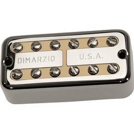 DiMarzio DP 291NCR New'Tron Neck Filtertron Humbucker Electric Guitar Pickup, Nickel/Cream