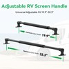 ULITECO RV Screen Door Handle Grab Bar, 19.9" to 32.3"