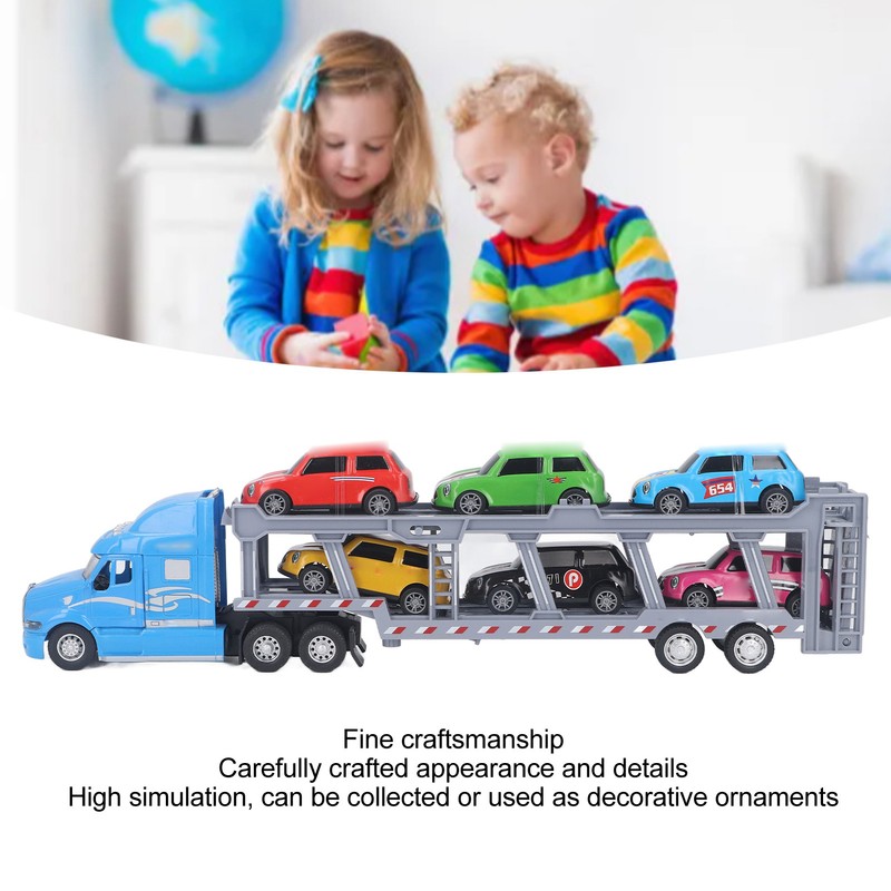 Transport Truck Toy 1/48 Scale Simulation Pull Back Collectible Cars