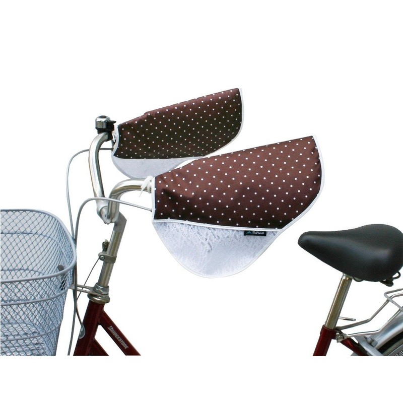 MARUTO SHMT-1980 UV Protection Steering Wheel Cover, Polka Dot, Black