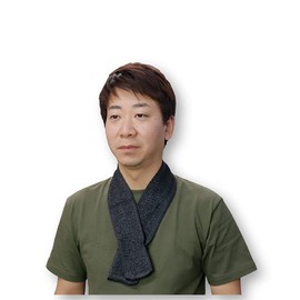 Fukutoku Sangyo Tsunuga Neck Wrap, Black, Free
