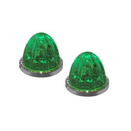 RoadWorks | White/Green Watermelon HERO Lights | 2 Pack | HEROWGCWM-2