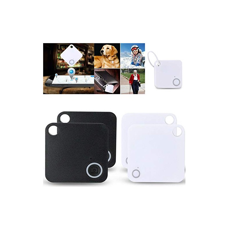 Riloer 4 Pack Mini Bluetooth GPS Tracker Device Car Engine