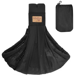 Baby Sling Carrier Newborn, Adjustable Easy Wearing Baby Nursing Warp Sling, New Mom Dad Soft Cotton Baby Front Holder Carrier for Infant Toddler Life Travel Essential Gifts