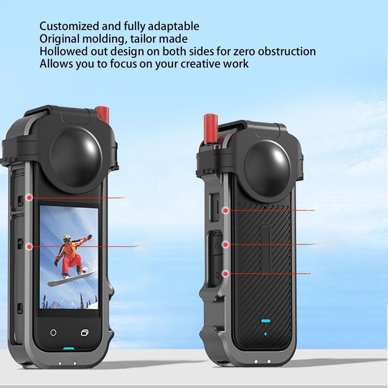 Aluminum Frame Cage for X4 Professional Protective Case with Silicone