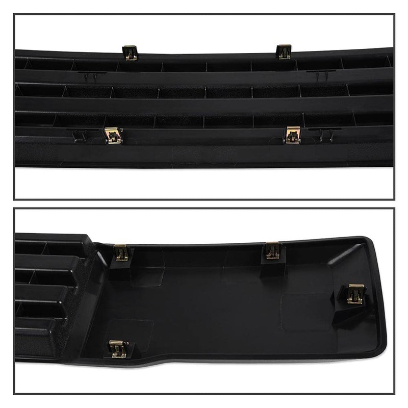 GRAND ORANGE Front Bumper Grille Trim Panel & License Plate