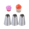 6B Icing Nozzle,Open Star Piping Tip 6B,Large 6B Piping Nozzle,Seamless