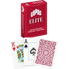 Copag Jumbo Poker Index - Red Playing Cards