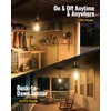 FabStyl Solar Pendant Light Indoor Outdoor, 1000LM Solar Shed Light
