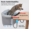 Veehoo Cat Desk Bed Dog High Chair for Table, Desk
