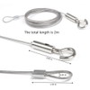 BUYGOO Wire Rope Steel Rope Stainless Steel Rope 2-Piece 2