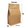 Bolsas de café de papel kraft natural, bolsa de café