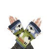 Pachamama Women Wool Hand Warmers Fleece Lined Handknitted Sheep Multicoloured