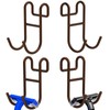 Jovware Bronze Shower Caddy - 4 Pack Open Shelf Hooks