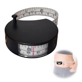 Measuring Tape Measure [One Hand Operation, Automatic Winding / 2-Way] Sewing Dressing Ruler, Tape Measure 59.1 inches (150 cm), Bust, Waist Measurement, Inch Measure, With Winding Button, Handicraft,