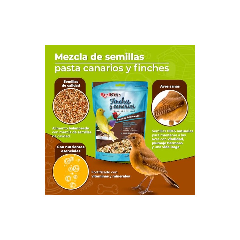 MEZCLA DE SEMILLAS P/CANARIOS Y FINCHES 500 G