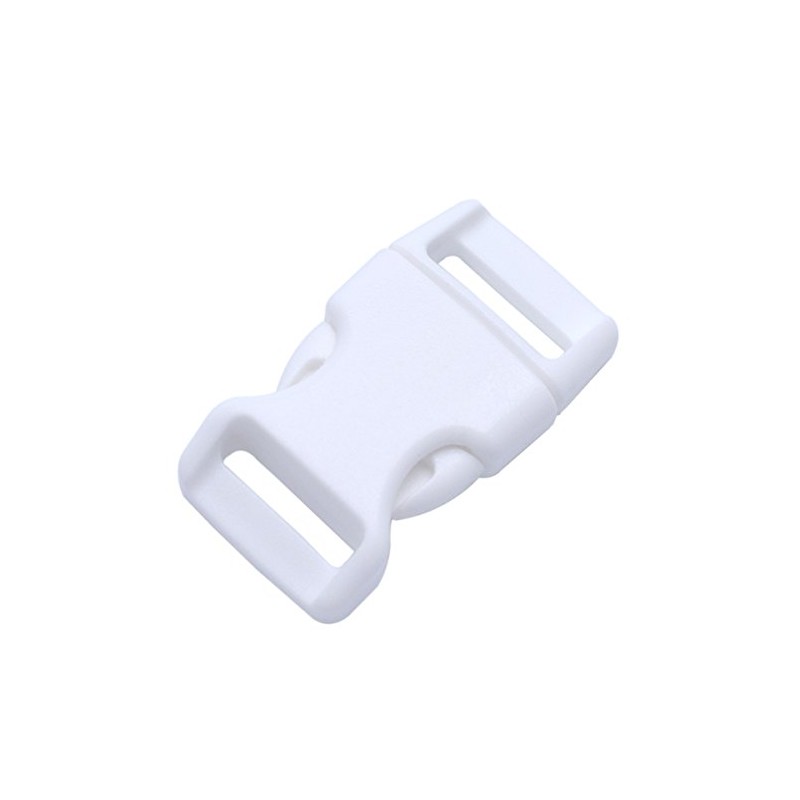15 Pack Curved Side Quick Release Plastic Buckles for Paracord