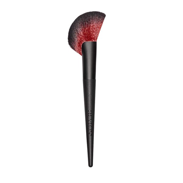 Revlon Winged Face Blush and Contour Brush, Angled Makeup Brush for Contouring Sculpting and Highlighting, Vegan and Antibacterial Coated