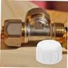 Operitacx 1set PVC Fitting Saver Female Threaded End Caps for