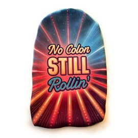 No Colon Still Rollin Stoma Bag Pouch | Humorous Ostomy Cover for Colostomy, Ileostomy & Urostomy | Soft & Stretchy for Comfort, Discretion & Style