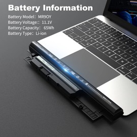 choccosuri MR90Y Battery 65Wh 11.1V for Dell Inspiron 15-3521 15r-5537 17-3721 14-3421 17r-5737 14r-5421 14r-3437 15-3537 15-3543 15-3531 15-3542 14R-5421 15r-5521 17-3737 XCMRD m531r-5535 m731r-5735
