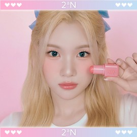 2aN Pocket Cotton Blurring Stick 3.5g - [SINGLE] 03 Berry Milk
