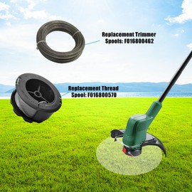 YWNYT Bosch F016800570 Replacement Trimmer Spool, 1.6mm x 6M Strimmer Spool Line for Bosch Universal GrassCut 18 18-26 18-260 Grass Trimmer (2+1)
