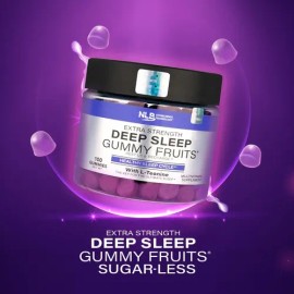 Naturelab Deep Sleep Gummy Fruits - Gomitas Para Ansiedad Sueño Profundo Y Descanso - Sabor Uva                                                       