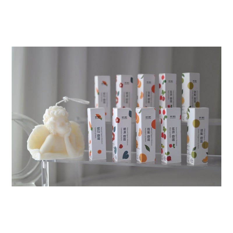 Talented plant-derived oil lip balm - [Single item] Simple ribbon