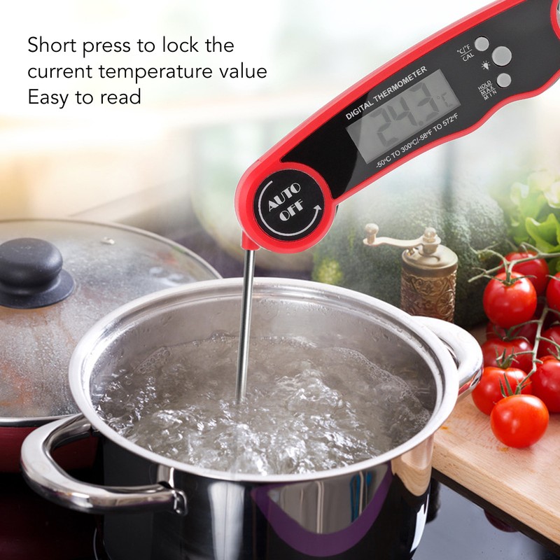 Digital Food Thermometer Meat Thermometer Probe with Magnet Backlight for
