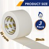 EFOK 3 Pack Masking Tape 3 Inch Wide Bulk, General