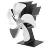 5 Blade Heat Powered Stove Fan Fireplace Fans Self Generating