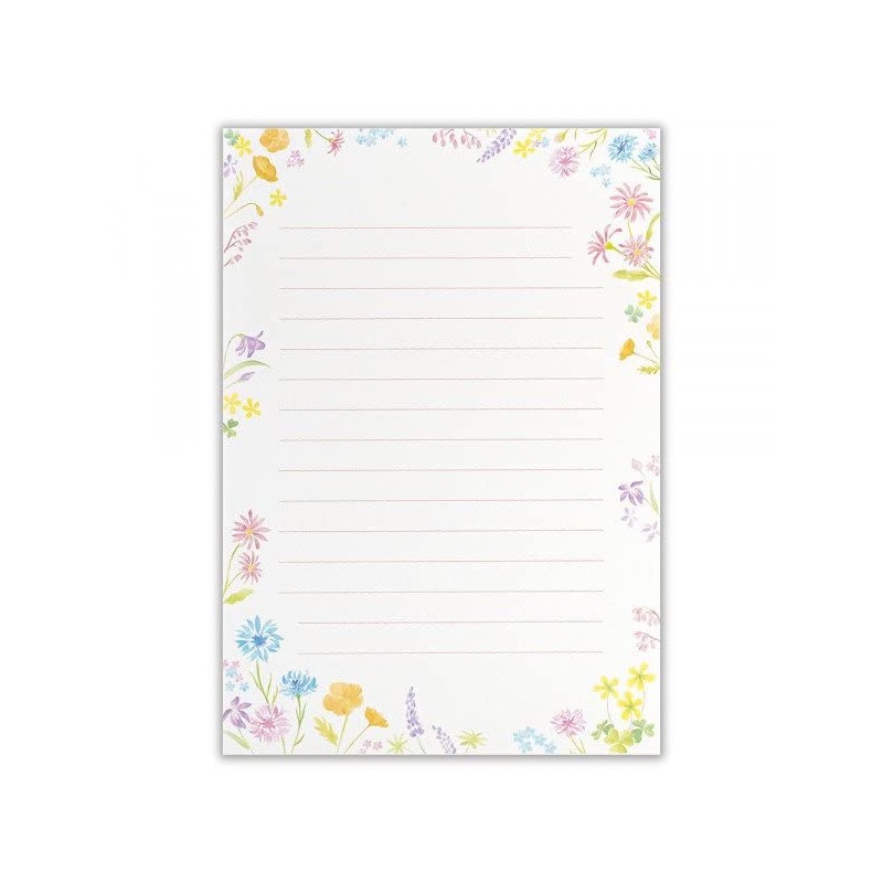 NB Letter Set A5 Fleurir Bloomy 1400101 (19) 8 Posts,