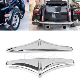 Unbranded ABS Rear Saddlebag Tip Accent Trim For Harley Electra Glide Classic FLHTC FLHTCU