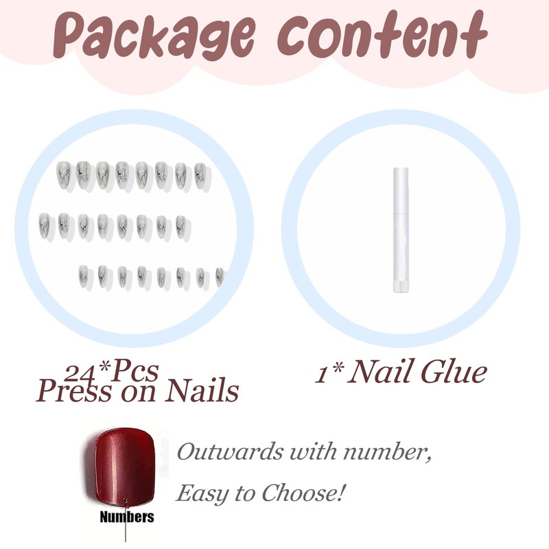 BABALAL Fake Nails BBCRJ3040