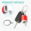Jsorum Six Speed Manual Transmission Gear Shift Fidget Toy Keychain,