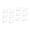 TEHAUX 48 Pcs Transparent Oval Furniture Feet Covers Thickened Non