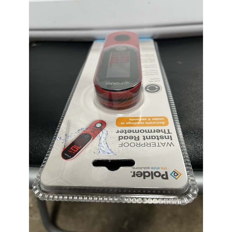 Polder New Polder Waterproof Digital Instant Read Meat Thermometer