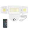 Onforu 60W Plug in Flood Light,6000 LM Dusk to Dawn