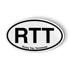 Stickers and Tees RTT Rocky Top Tennessee Oval - Car Magnet - 5"