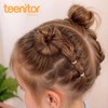 Teenitor Small Donut Hair Bun Maker Set - 2 Dark