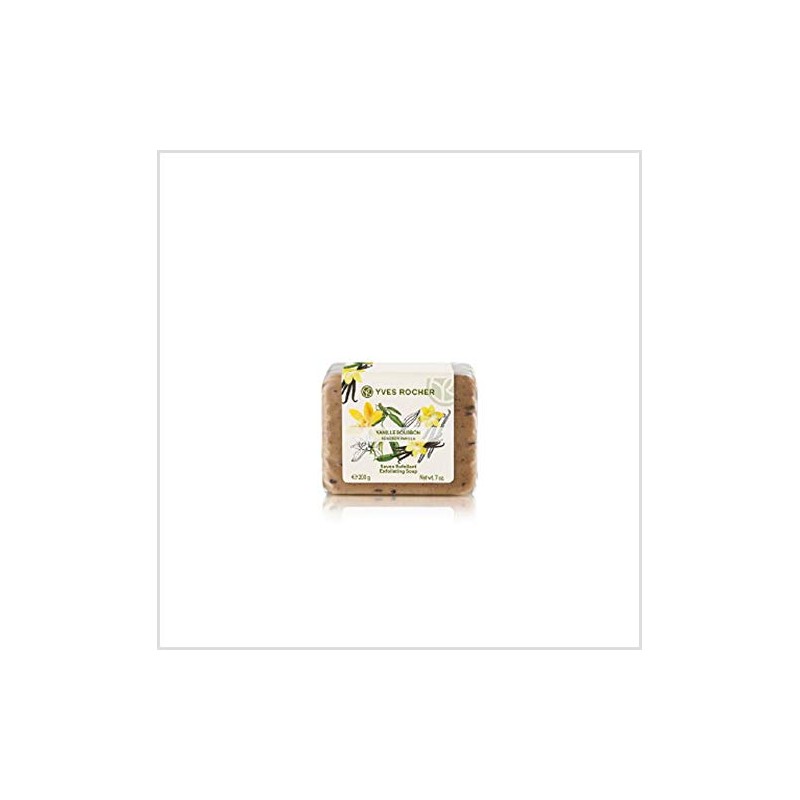 Yves Rocher Jabon en Barra Exfoliante, Vainilla, 200 g
