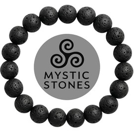 Armband aus Natursteinen, Aromatherapie-Diffusor, Stressabbau, ideal für Meditation und Yoga, Unisex-Design