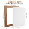 YOUNTHYE 2 Pack 25x30 cm Canvas Fame with Cotton Stretched