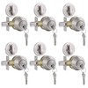 Gobrico 6 Keyed Alike Single Cylinder Deadbolts Keyed on One
