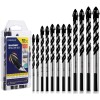 DYRECELVE 12-PCS Masonry Drill Bit Set & Concrete Drill Bit