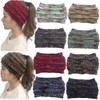 COLLBATH Woolen Yarn Headband Fashion Thicken Hat Ponytail Hat Empty