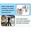 Lhbwhiz Pack of 10 "1/4" to 3/8" Convert Screw Adapters,