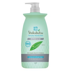 Shokubutsu Natural Protection Body Wash Refresh & Go 900g