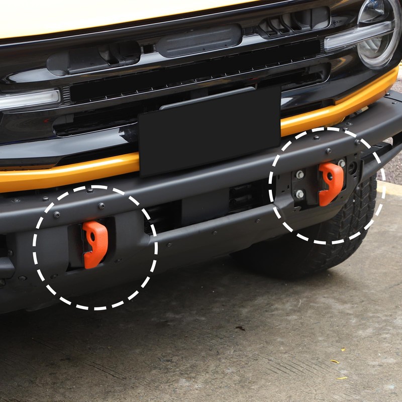 Voodonala for Ford Bronco 2021-2024 Front Tow Hook Cover Car